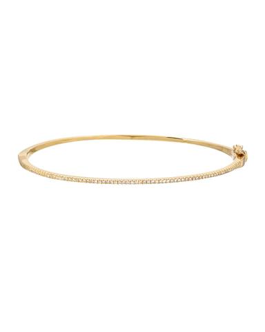 Zoe Lev Jewelry 14K Gold Diamond Bangle Bracelet | Thumbnail 2 Zoe Lev Jewelry 14K Gold Diamond Bangle Bracelet | Thumbnail 2