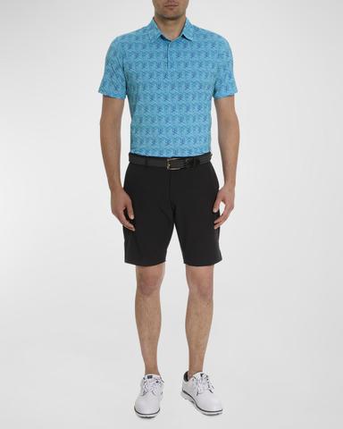 Robert Graham Men 's Iron Skull 2 Stretch Polo Shirt | Thumbnail 2 Robert Graham Men 's Iron Skull 2 Stretch Polo Shirt | Thumbnail 2