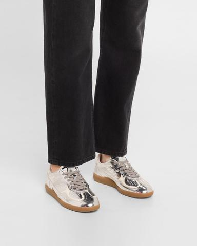 ALOHAS TB.490 Rife Shimmer Metallic Leather Sneakers | Thumbnail 2 ALOHAS TB.490 Rife Shimmer Metallic Leather Sneakers | Thumbnail 2
