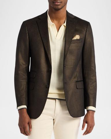 Robert Graham Men 's Colden Houndstooth Single-Breasted Sport Coat | Thumbnail 4 Robert Graham Men 's Colden Houndstooth Single-Breasted Sport Coat | Thumbnail 4