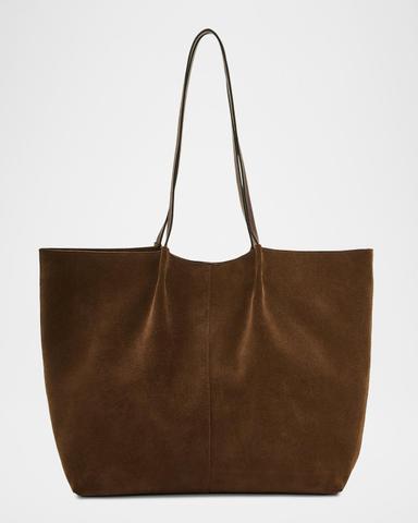 Il Bisonte Nina Pleated Suede Tote Bag | Thumbnail 1 Il Bisonte Nina Pleated Suede Tote Bag | Thumbnail 1