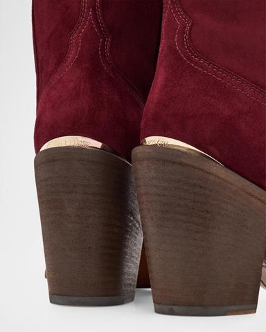 Partlow 90mm Leigh Anne Suede Ankle Boots | Thumbnail 4 Partlow 90mm Leigh Anne Suede Ankle Boots | Thumbnail 4