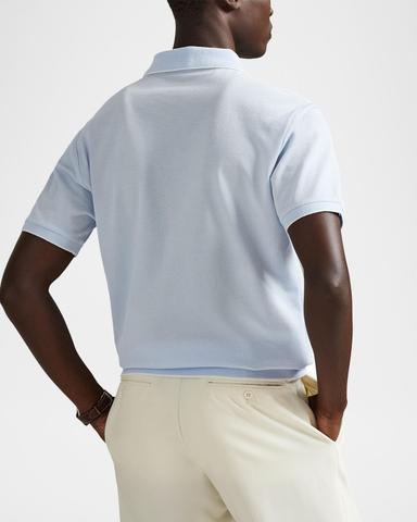 Polo Ralph Lauren Men's Cotton Jacquard Pique Short-Sleeve Polo Shirt | Thumbnail 2 Polo Ralph Lauren Men's Cotton Jacquard Pique Short-Sleeve Polo Shirt | Thumbnail 2