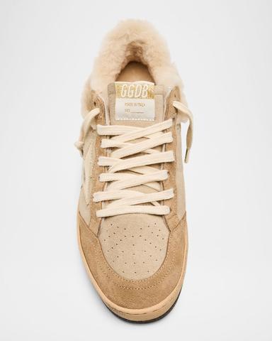 Golden Goose Ball Star Shearling-Lined Suede Low-Top Sneakers | Thumbnail 6 Golden Goose Ball Star Shearling-Lined Suede Low-Top Sneakers | Thumbnail 6