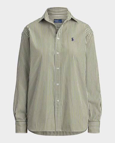Polo Ralph Lauren Relaxed-Fit Striped Cotton Shirt | Thumbnail 1 Polo Ralph Lauren Relaxed-Fit Striped Cotton Shirt | Thumbnail 1