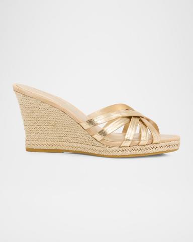 Veronica Beard Phylina Leather Espadrille Wedge Sandals | Thumbnail 1 Veronica Beard Phylina Leather Espadrille Wedge Sandals | Thumbnail 1