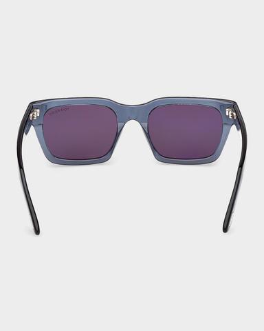 TOM FORD Men 's Andy 02 55mm Square Acetate Sunglasses | Thumbnail 7 TOM FORD Men 's Andy 02 55mm Square Acetate Sunglasses | Thumbnail 7