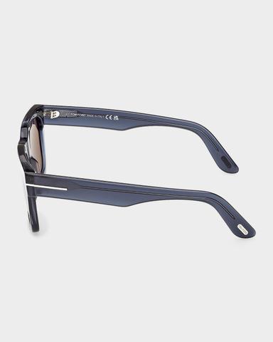 TOM FORD Men 's Andy 02 55mm Square Acetate Sunglasses | Thumbnail 8 TOM FORD Men 's Andy 02 55mm Square Acetate Sunglasses | Thumbnail 8