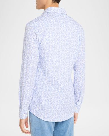 Eton Men 's Jersey Stretch Paisley Sport Shirt | Thumbnail 3 Eton Men 's Jersey Stretch Paisley Sport Shirt | Thumbnail 3
