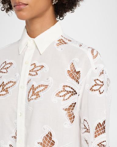CISSA The Shorty Embroidered Button-Front Shirt | Thumbnail 5 CISSA The Shorty Embroidered Button-Front Shirt | Thumbnail 5