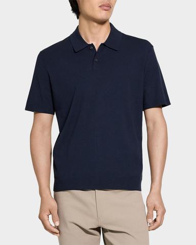 Theory Men 's Soris Viscose Knit Polo Shirt | Thumbnail 3 Theory Men 's Soris Viscose Knit Polo Shirt | Thumbnail 3