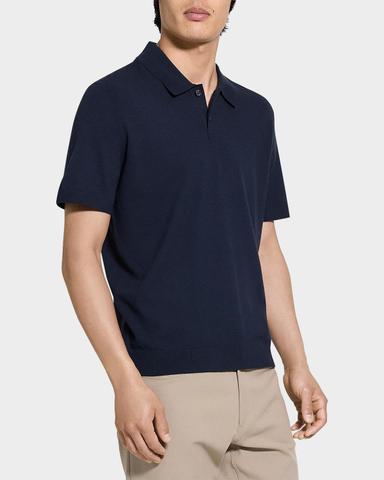 Theory Men 's Soris Viscose Knit Polo Shirt | Thumbnail 5 Theory Men 's Soris Viscose Knit Polo Shirt | Thumbnail 5