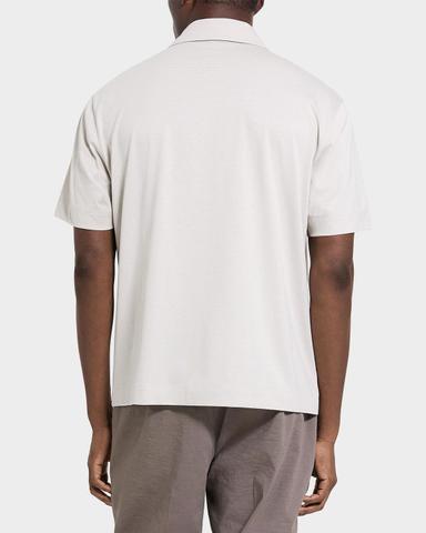 Theory Men 's Cotton Tonal Stripe Short-Sleeve Shirt | Thumbnail 2 Theory Men 's Cotton Tonal Stripe Short-Sleeve Shirt | Thumbnail 2