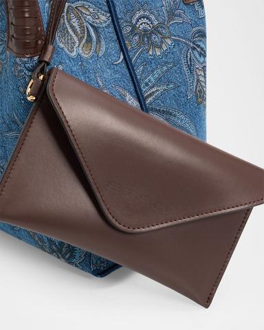 Etro Libra Printed Denim Shopping Tote Bag | Thumbnail 6 Etro Libra Printed Denim Shopping Tote Bag | Thumbnail 6