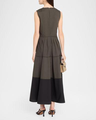 Proenza Schouler White Label Kailey Tiered Poplin Maxi Dress | Thumbnail 3 Proenza Schouler White Label Kailey Tiered Poplin Maxi Dress | Thumbnail 3