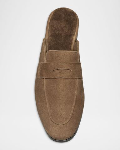 Bougeotte Fandango Suede Shearling-Lined Loafer Mules | Thumbnail 3 Bougeotte Fandango Suede Shearling-Lined Loafer Mules | Thumbnail 3