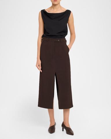 Co Tailored Slit Midi Pencil Skirt | Thumbnail 2 Co Tailored Slit Midi Pencil Skirt | Thumbnail 2