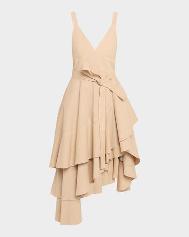 Co Asymmetric Tiered Ruffle Midi Tank Dress | Thumbnail 1 Co Asymmetric Tiered Ruffle Midi Tank Dress | Thumbnail 1