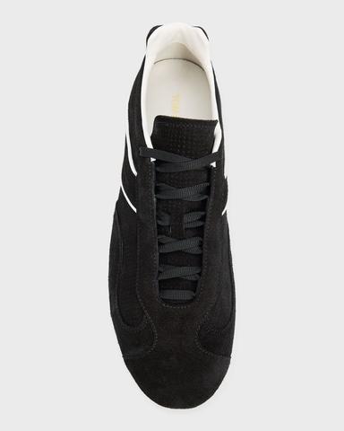 TOM FORD Men 's Suede Low-Top Sneakers | Thumbnail 4 TOM FORD Men 's Suede Low-Top Sneakers | Thumbnail 4