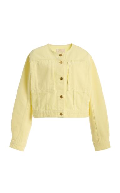 Ulla Johnson The Briar Collarless Denim Jacket | Thumbnail 2 Ulla Johnson The Briar Collarless Denim Jacket | Thumbnail 2
