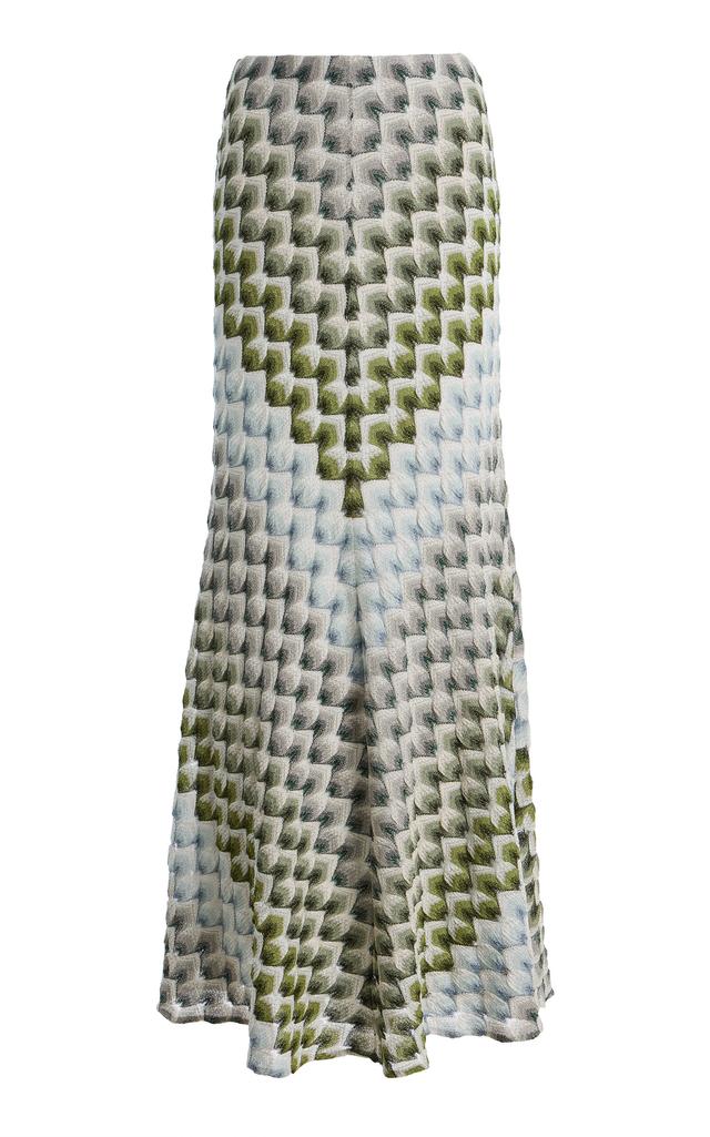 Printed Crepe de Chine Maxi Skirt Printed Crepe de Chine Maxi Skirt