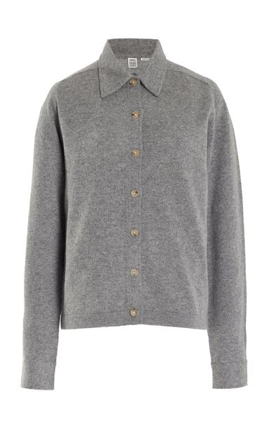 Toteme Raglan-Sleeve Cashmere Shirt | Thumbnail 1 Toteme Raglan-Sleeve Cashmere Shirt | Thumbnail 1
